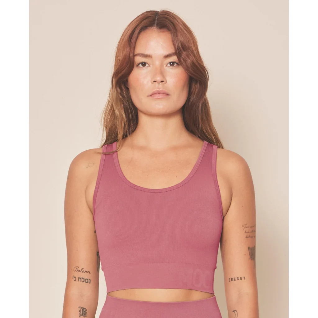 Moonchild Seamless Crop Top - Blush